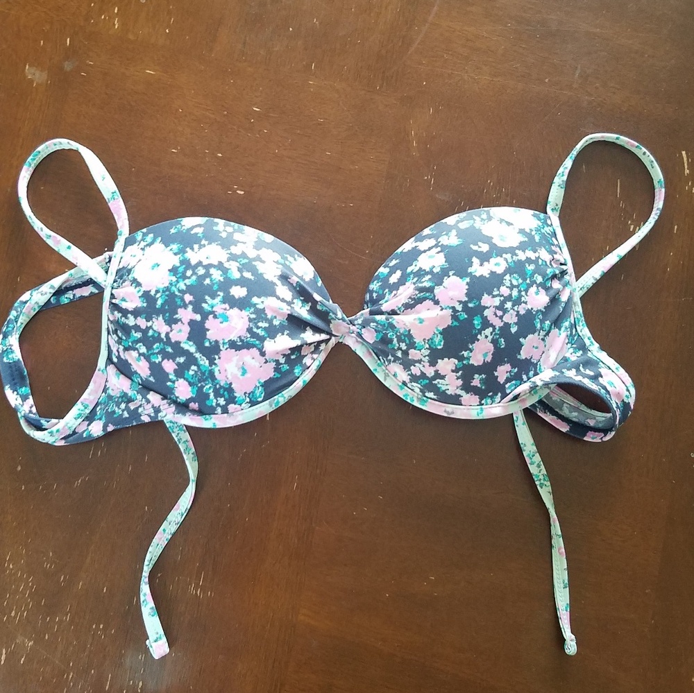 Patterned Swim Top